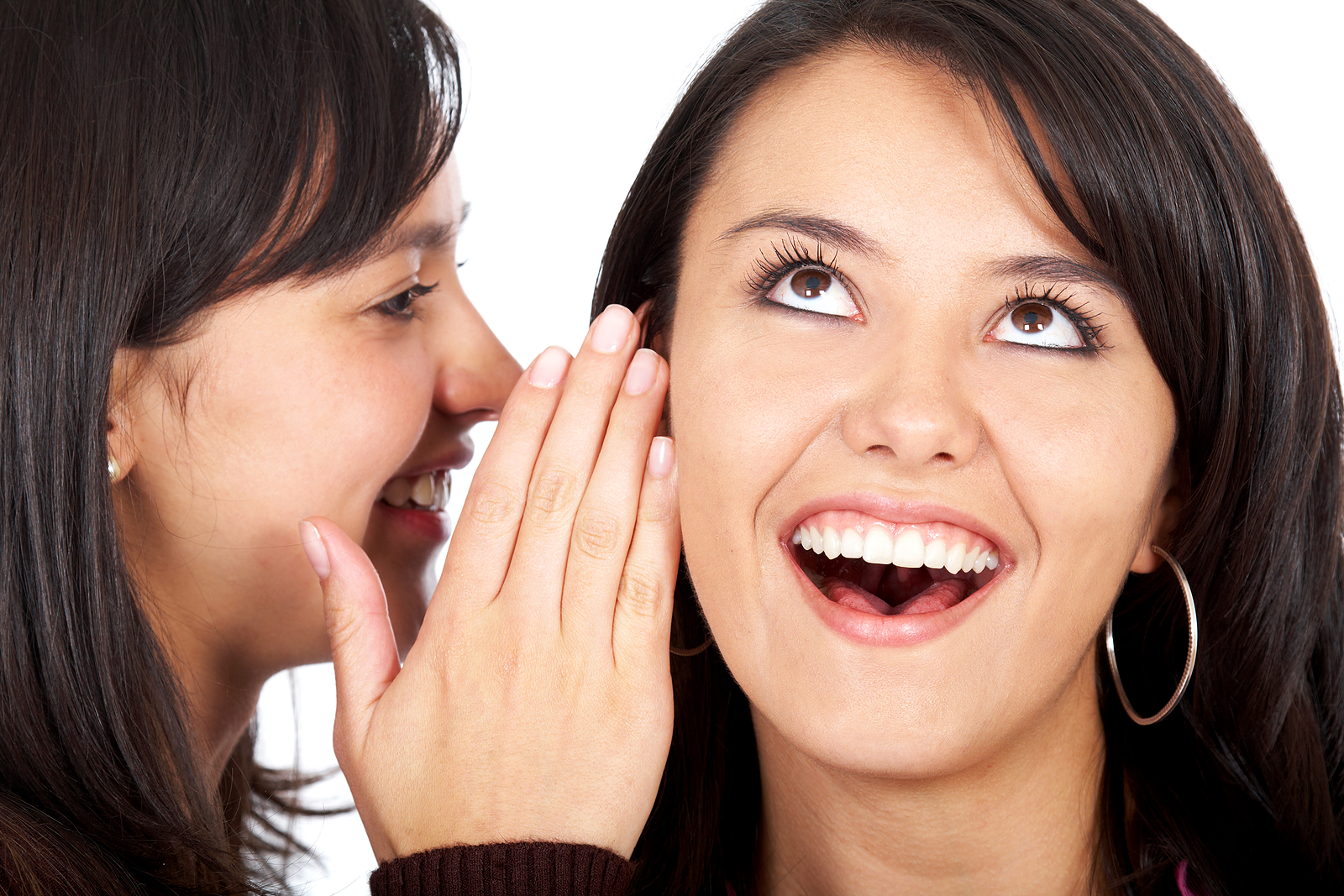 girls telling secrets